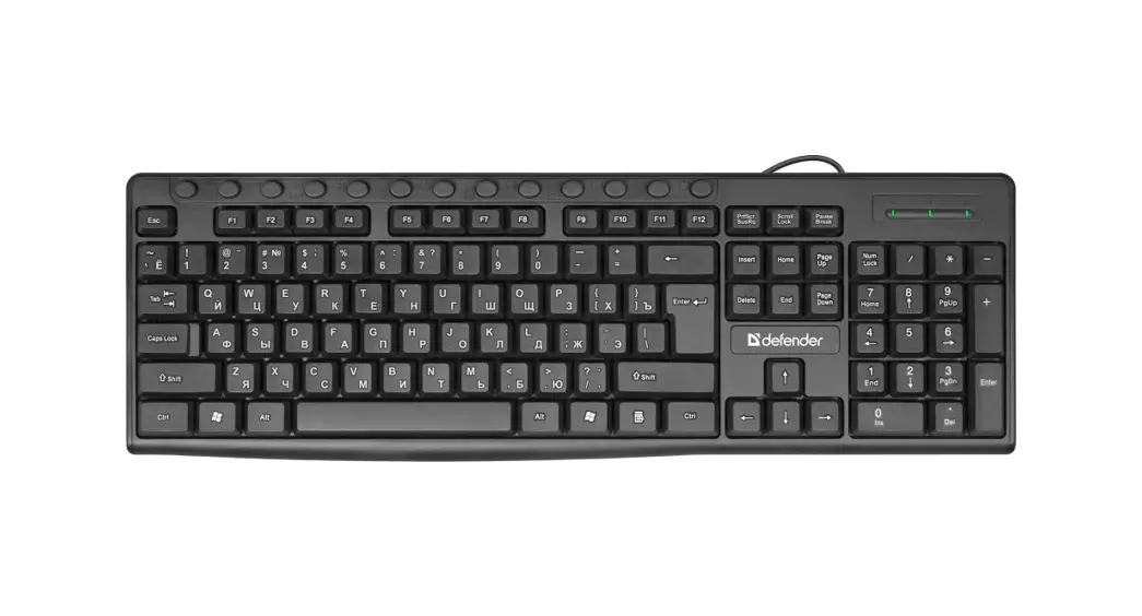 Defender Action Hb-719 Wired Keyboard User Manual