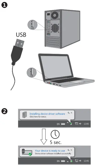 defender Action HB 719 Wired Keyboard - Fig
