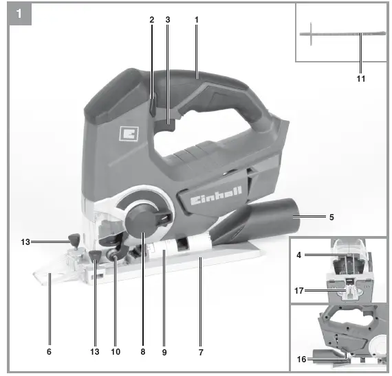 Einhell-TE-JS-18-Li-Cordless-Jigsaw-1