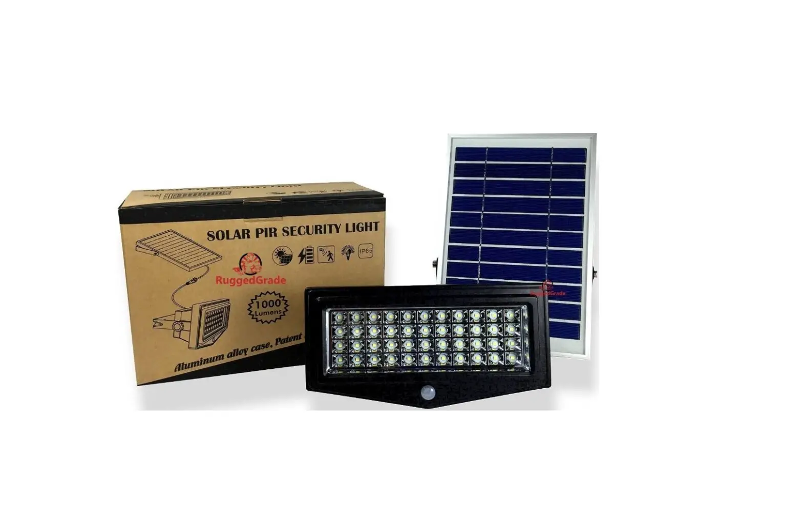 Insert Isoams1971 1000 Lumen 10 Watt Black Solar Led Flood Light Motion Sensor Instructions
