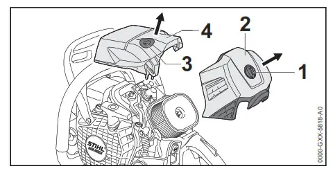 STIHL MS 500i Professional Chainsaw - Fig51