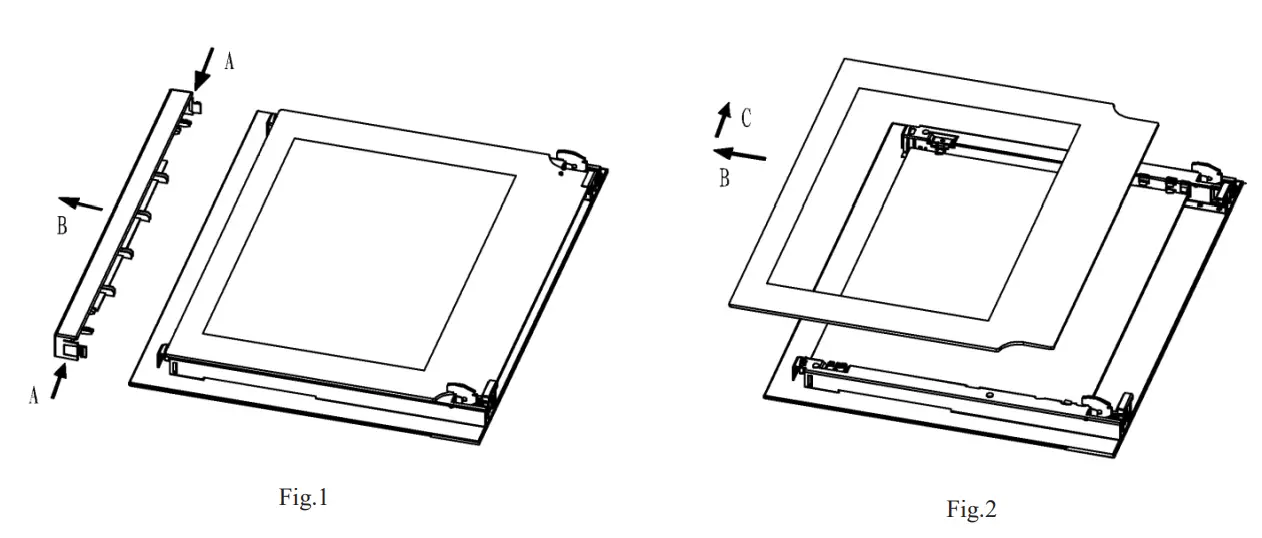 Instruction of Removable Glazing Door