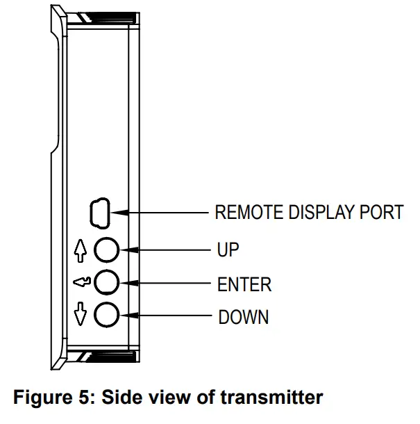 Dwyer CDT-2N44 Wall Mount Carbon Dioxide Temperature Transmitter - Side view