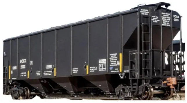 RIVET COUNTER SXT80522 Scale Thrall 4727 Carbon Black Covered Hopper