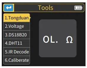 FNIRSI DSO-TC3 Digital Multimeter Instruction Manual - Toolbox
