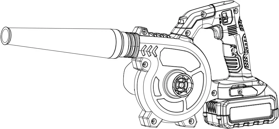 SENIX BLX2-M-0 20V Max Lithium Ion Cordless Blower