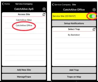 CATCHALIVE CAOne Snap Trap - Physically change position of trap