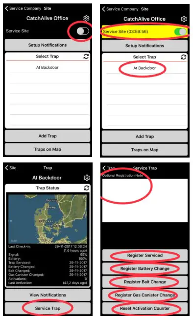 CATCHALIVE CAOne Snap Trap - Service traps 1