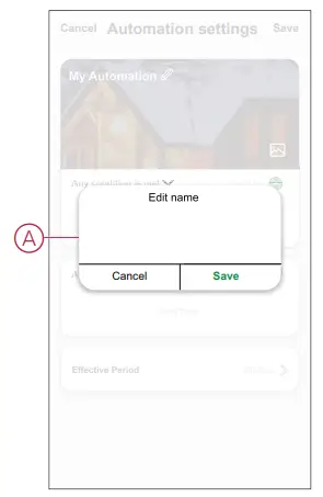 Schneider Electric PDL723419 Wiser IP Camera -actions using 2