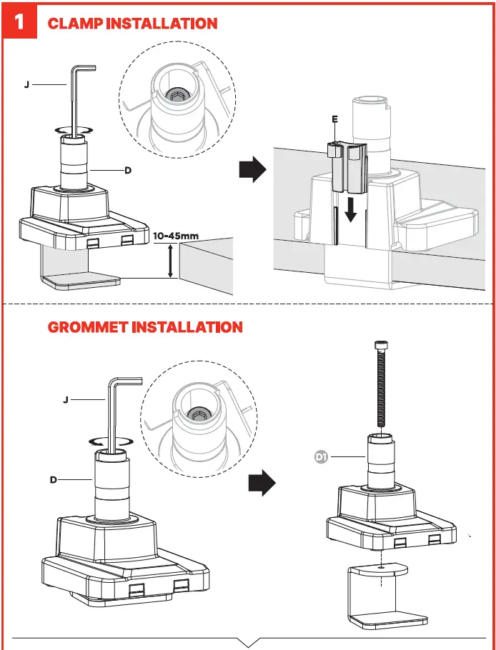 Pixio-PS2SINGLE-Single-Premium-Single-Monitor-Stand-FIG-2