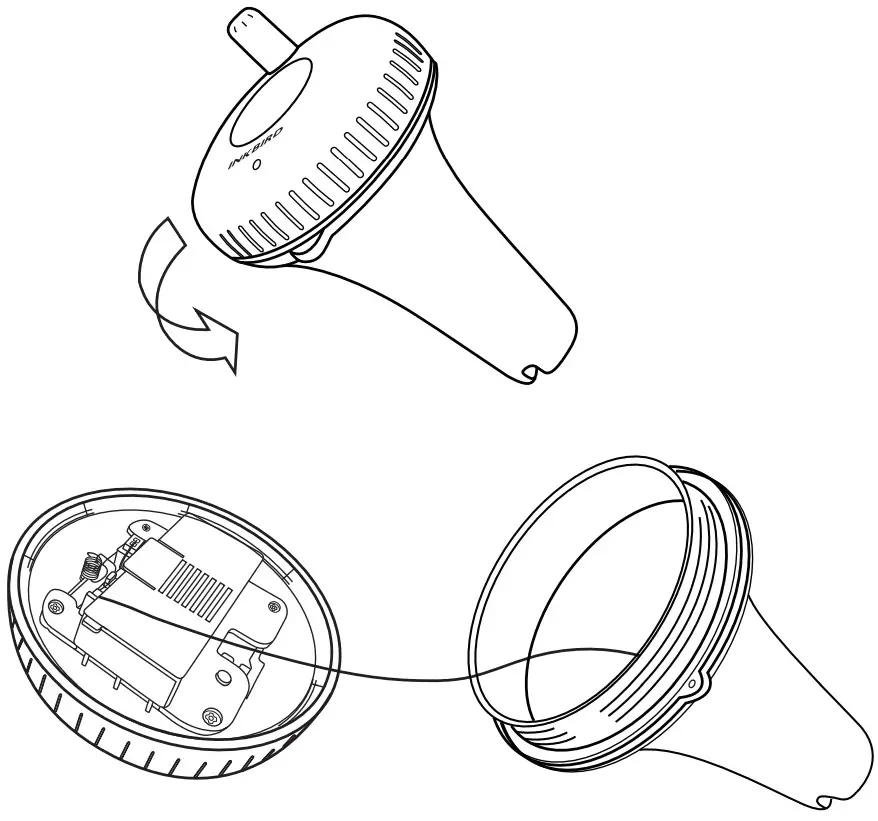 INKBIRD IBS P02R Wireless Pool Thermometer and Receiver - Installation