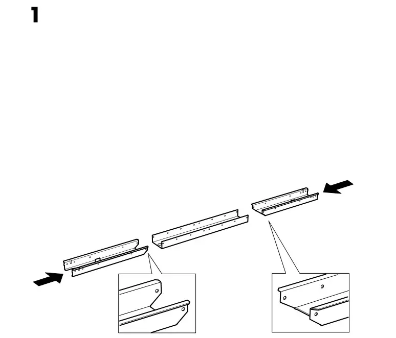 IKEA 104875 IDÅSEN Desk Brown Dark Gray - Installation