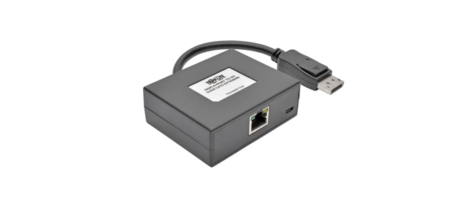 Tripp Lite B150-1a1-dvi Displayport To Dvi Over Cat5 Extender Owner’s Manual
