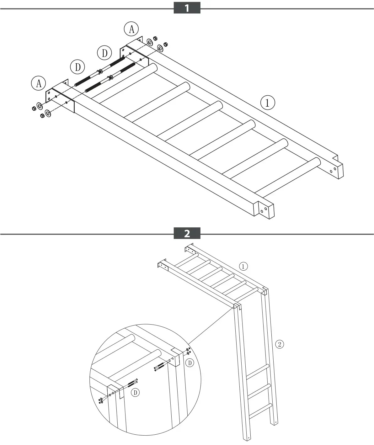 AXI Beach Tower Basic Spielturm Beach Tower - ASSEMBLY- figure 1,2
