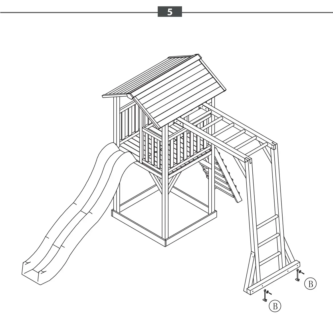 AXI Beach Tower Basic Spielturm Beach Tower - ASSEMBLY- figure 5