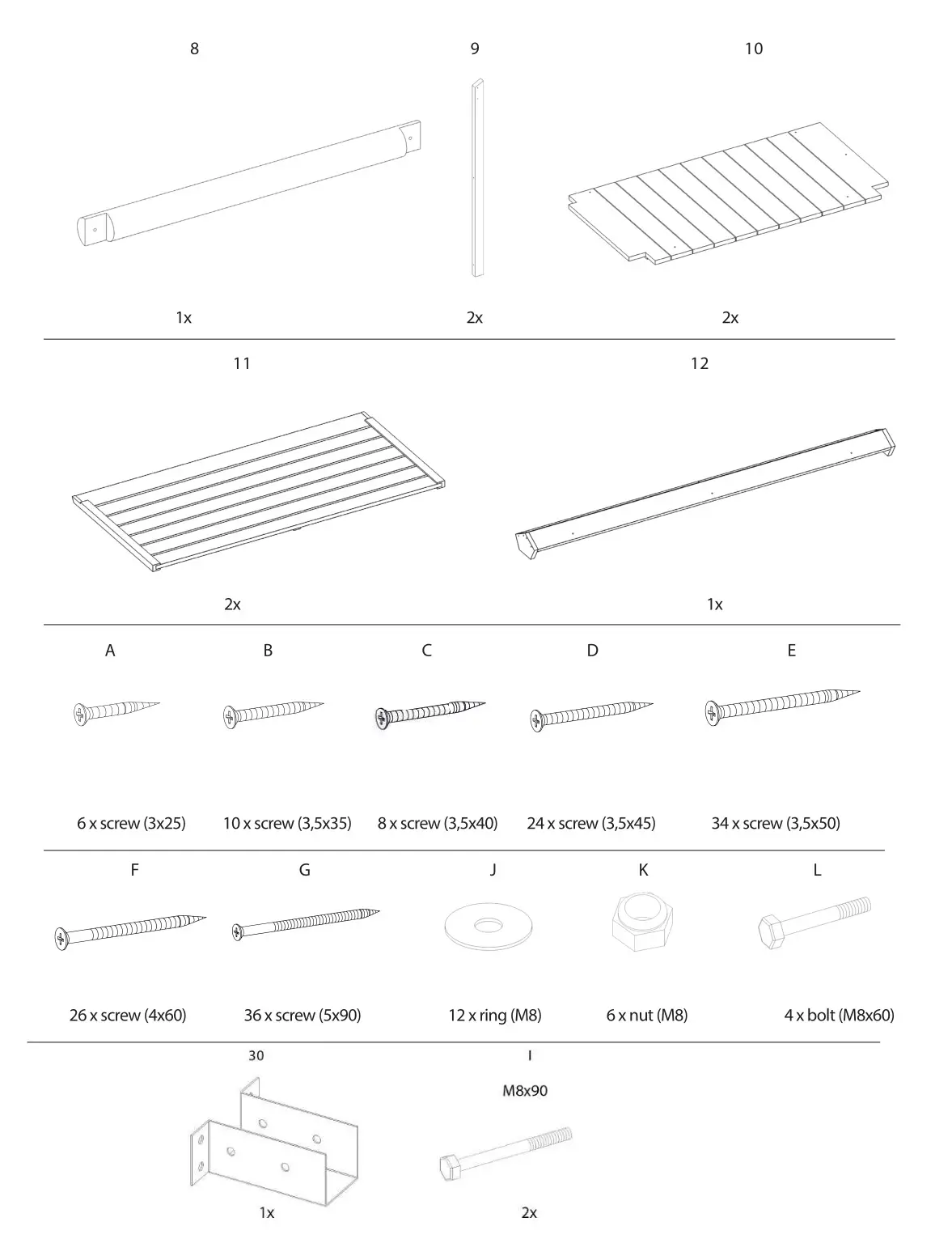AXI Beach Tower Basic Spielturm Beach Tower - BEACH TOWER BASIC COMPONENTS 2