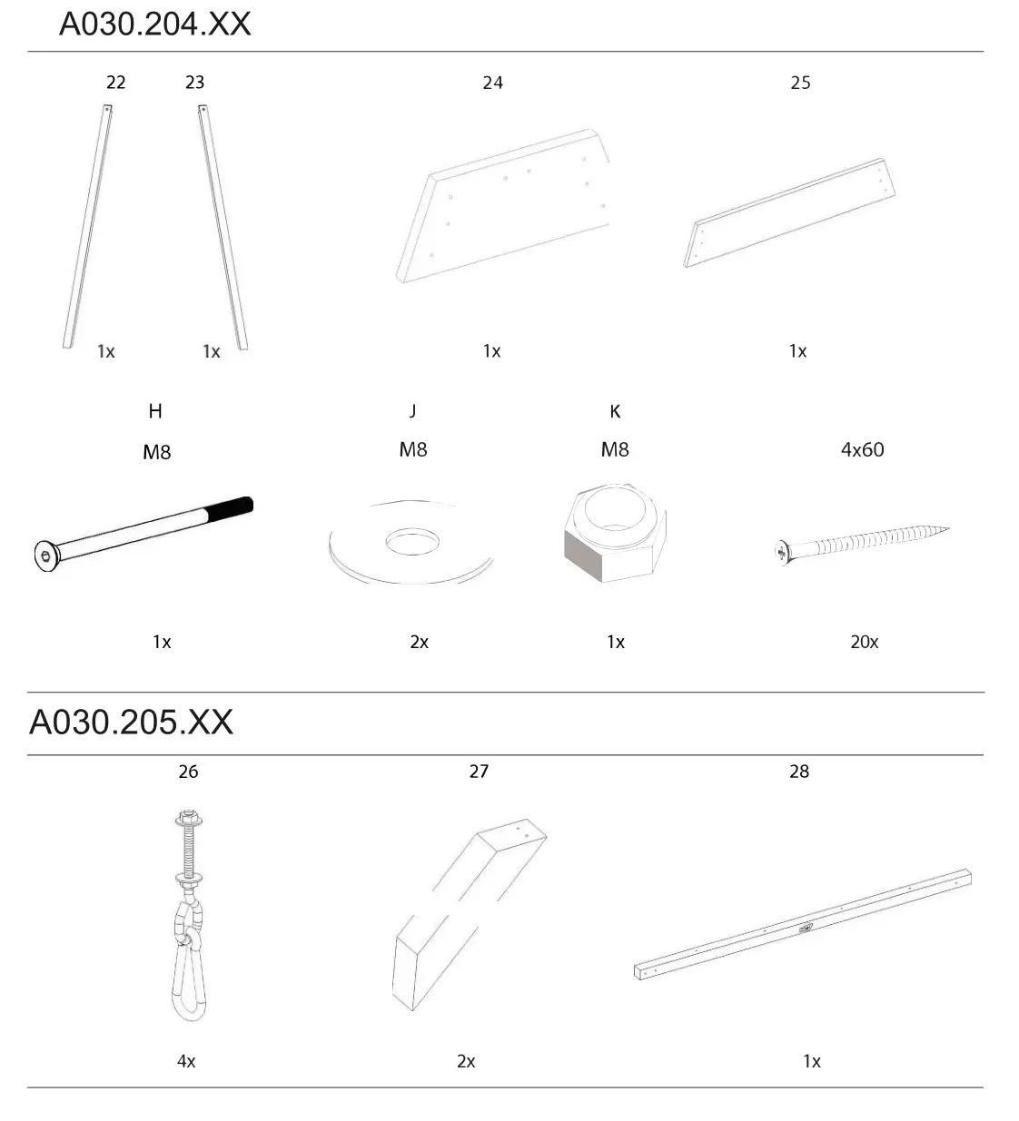 AXI Beach Tower Basic Spielturm Beach Tower - BEACHTOWER SWING COMPONENTS