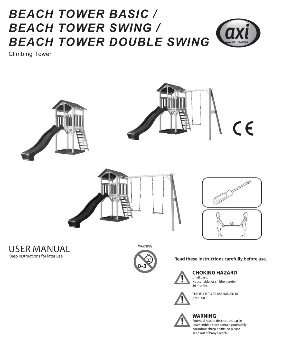 AXI Beach Tower Basic Spielturm Beach Tower User Manual