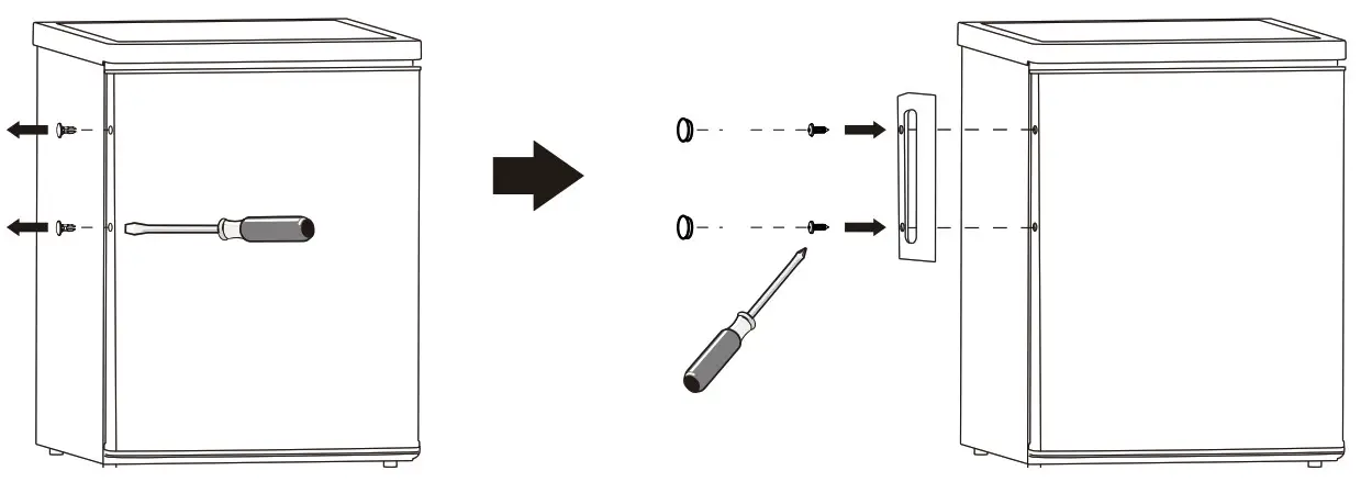 guzzanti GZ 91 Freezer - handle1