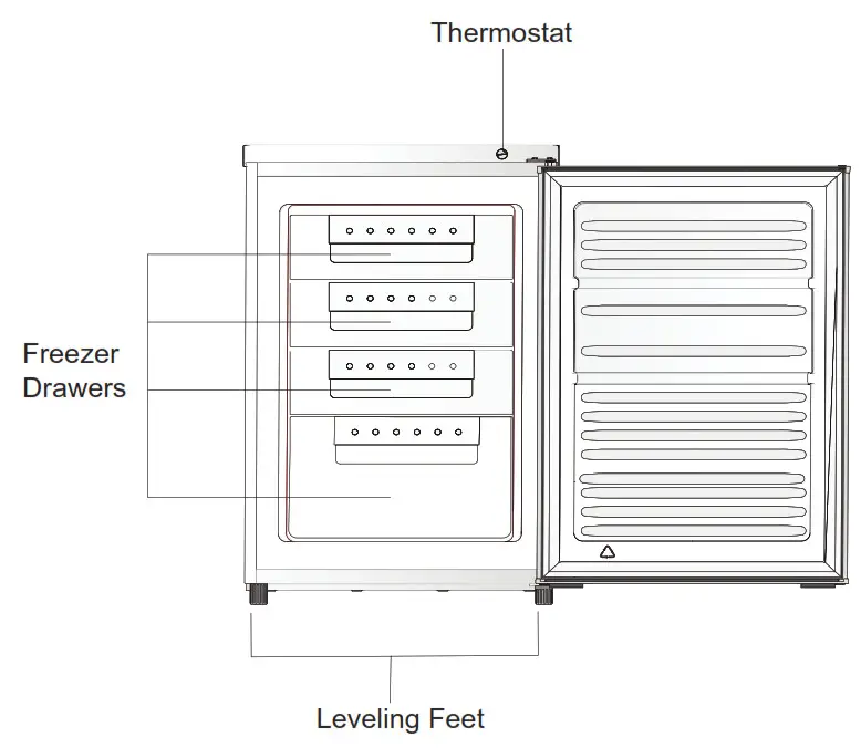guzzanti GZ 91 Freezer