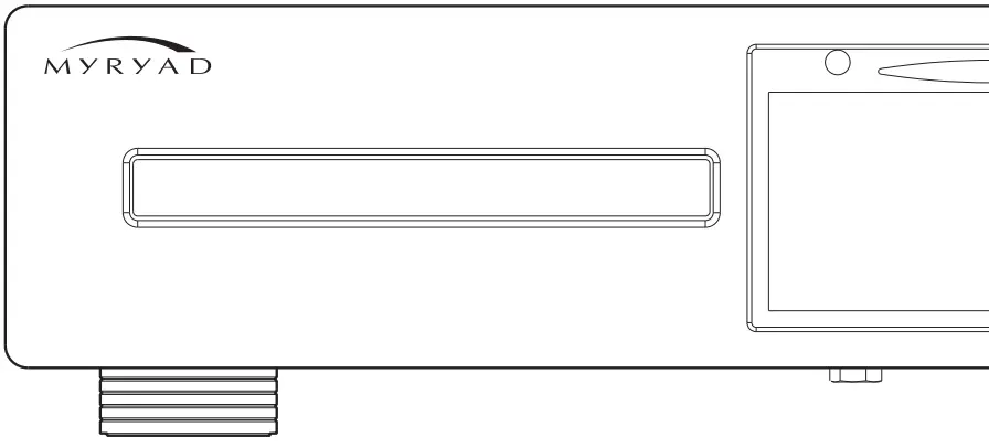 MYRYAD Z310 Z Series CD Player - REMOTE CONTROL1