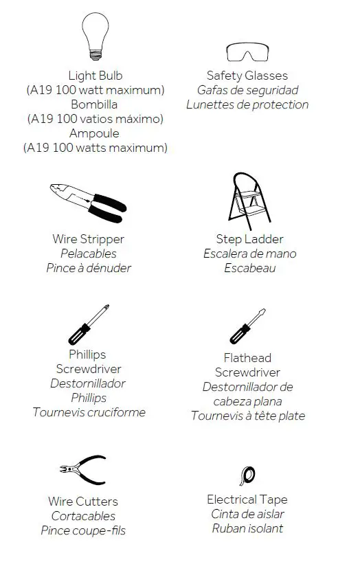 SIGNATURE HARDWARE 440713 1-Light 15-Inch Brushed Nickel Incandescent Flush Mount Light Owner's Manual-fig-1