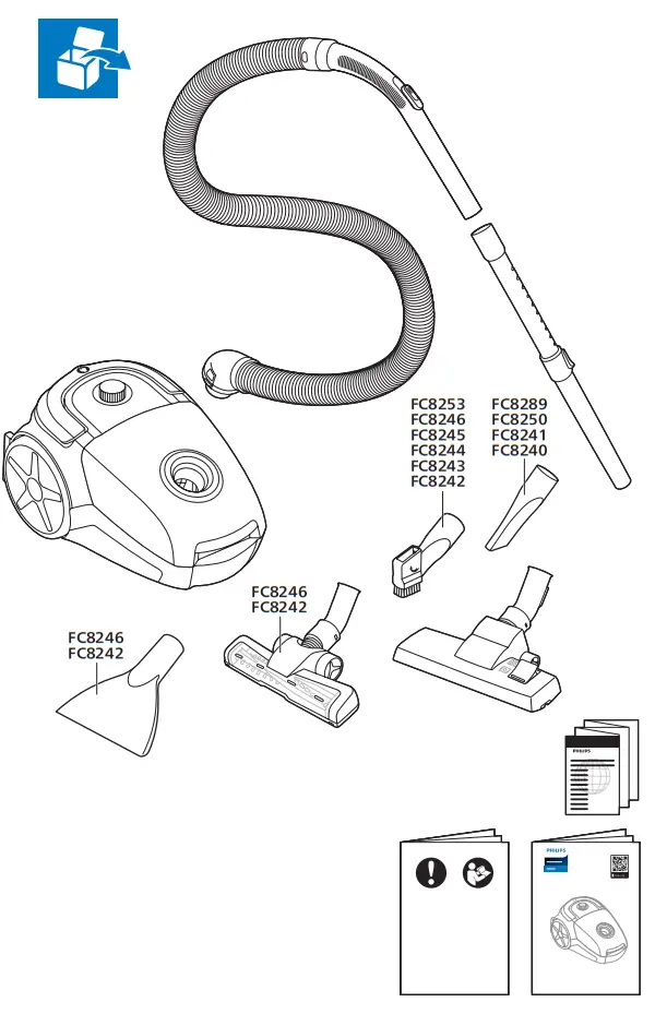 PHILIPS FC8289 2000 Series Vacuum Cleaner - figer2