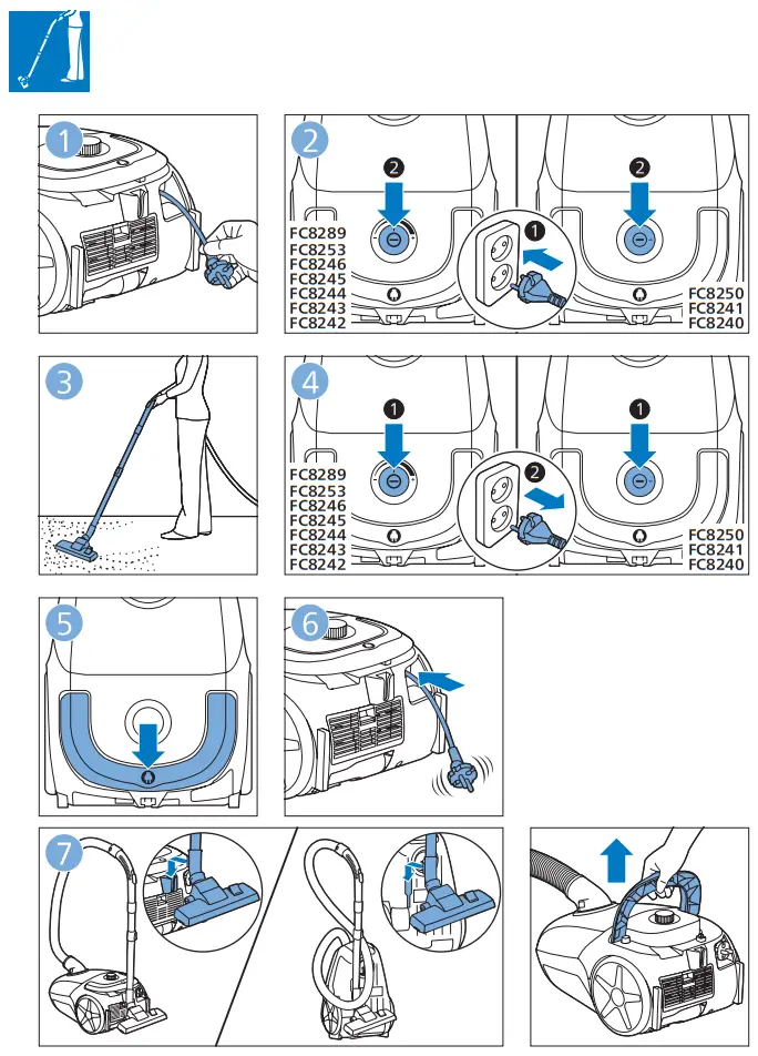PHILIPS FC8289 2000 Series Vacuum Cleaner - figer5