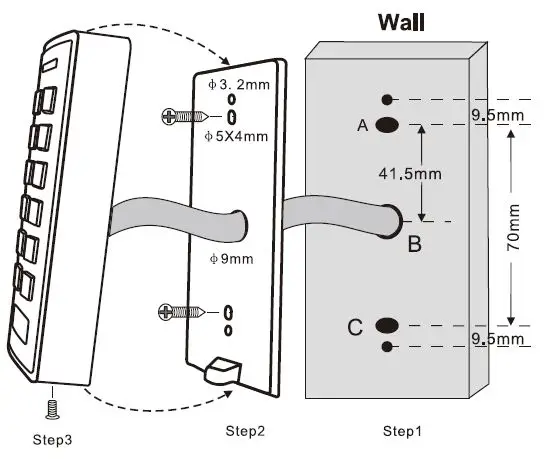 Quantek-CP5-RX-Versatile-3-in-1-Wiegand-Proximity-Reader-and-Keypad-fig- (2)