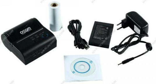 OCOM OCPP-M082 Mini Portable Bluetooth Receipt Printer - fig 1