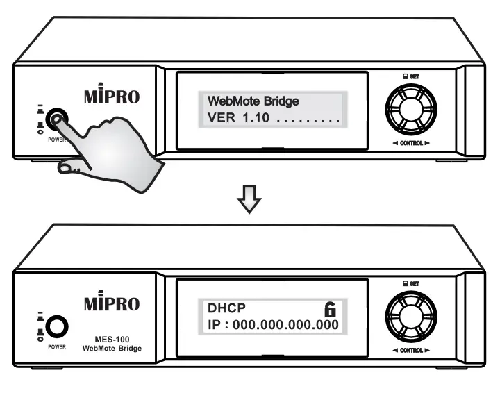 MIPRO MES-100 WebMote Bridge Server - WebMote Bridge Servere 2