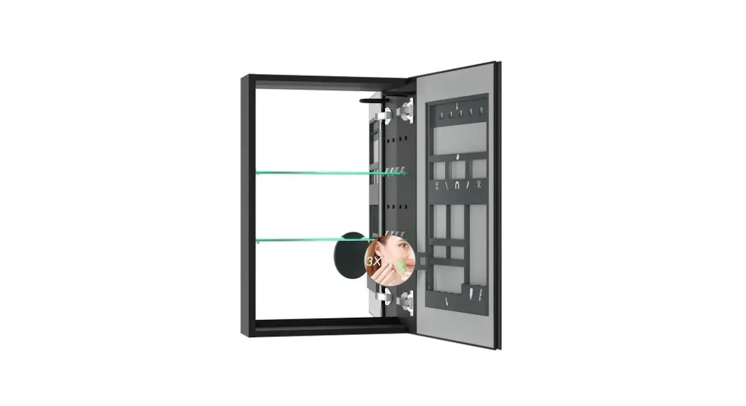 Btcstar Btc937swmr 40 Inch W X 30 Inch H Rectangular Frameless Bathroom Cabinet Wall Mounted Instruction Manual