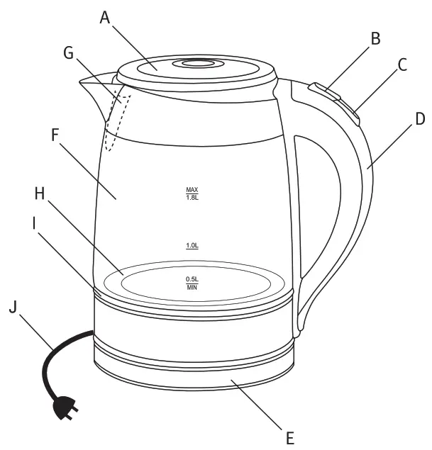 Atlanta ATH-2462 Electric Kettle - ELECTRIC KETTLE