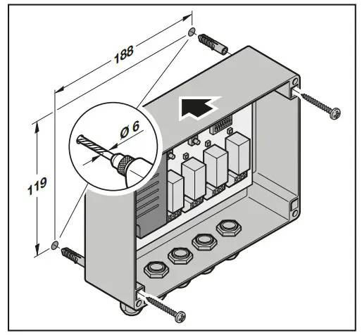HORMANN HER 4 BiSecur Receiver - Fitting