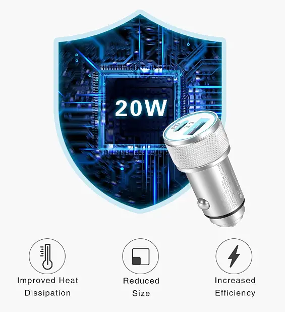 LUOSIKE-C18SPD-20W-USB-C-Fast-Car-Charger-FIG-3