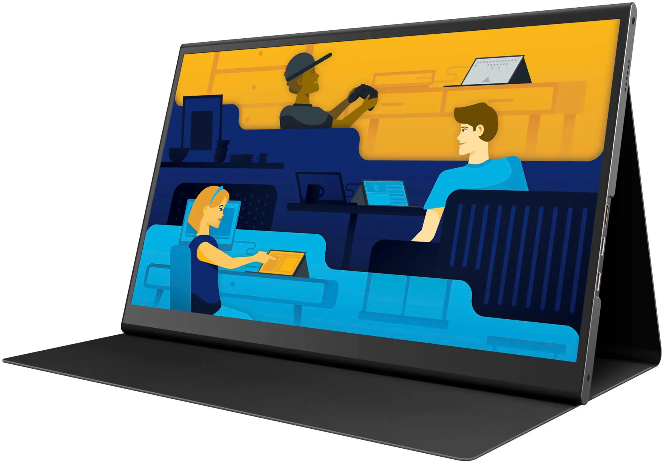 element EM2PAD15BS Portable Monitor