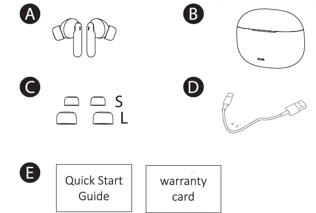 Brilliant INEB1446GR Wireless Earbuds 1