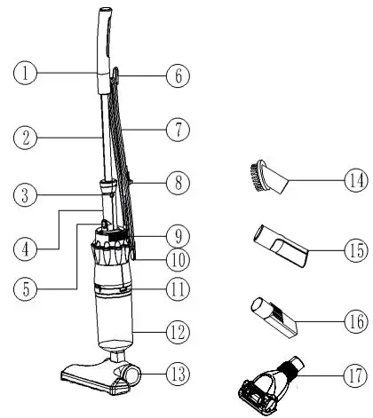 NEWLUX-V900-Infinity-Power-Pet-Friend-Vacuum-Cleaner-fig-1