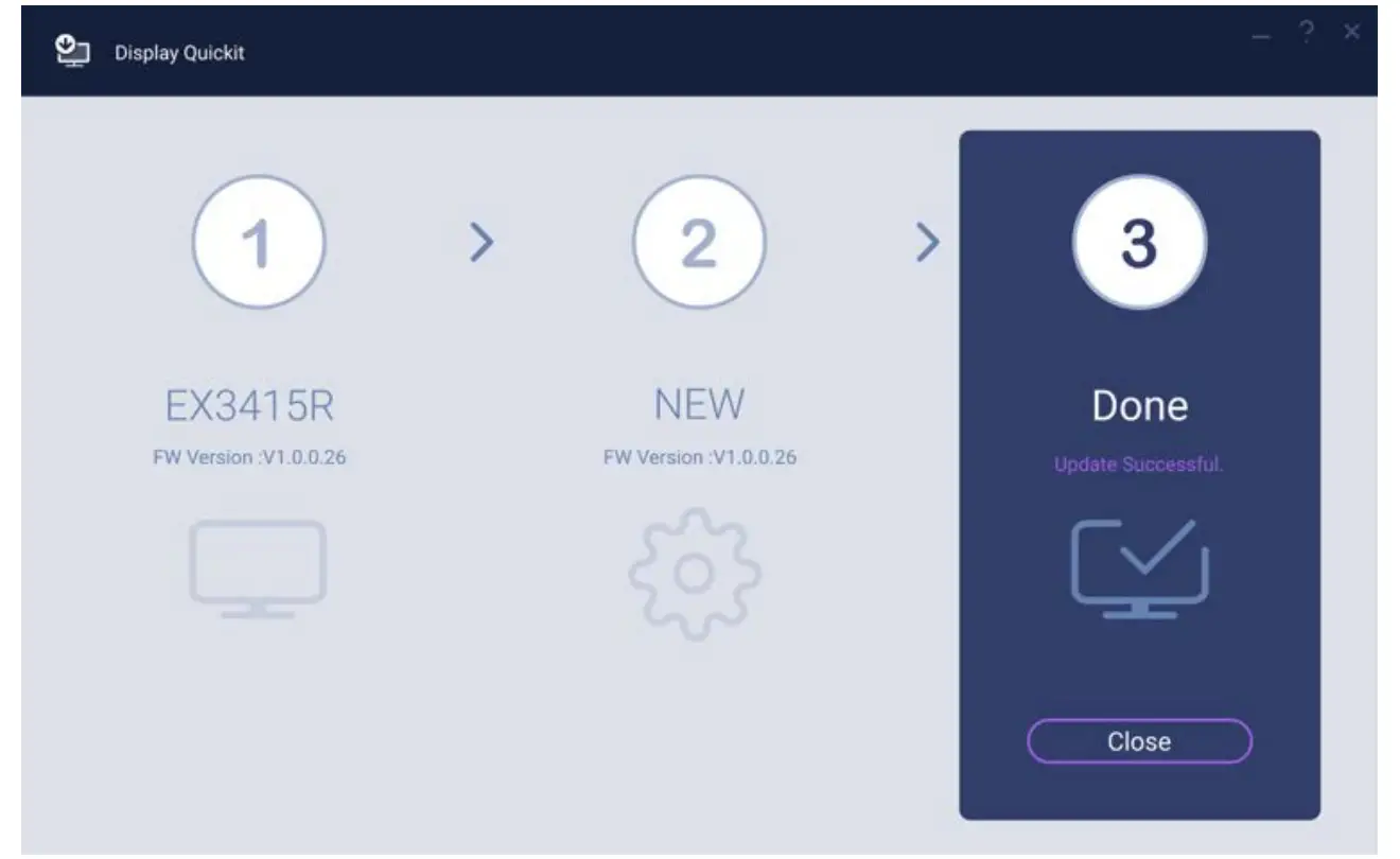Updating the monitor firmware