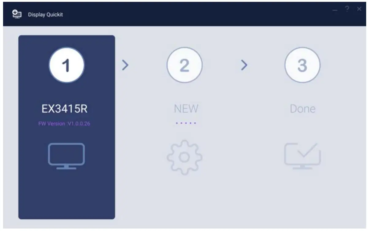 Updating the monitor firmware