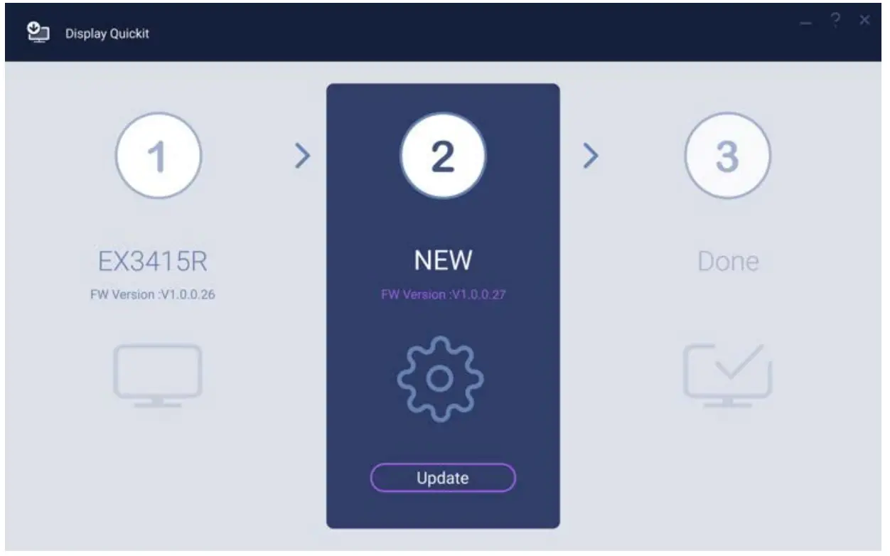 Updating the monitor firmware