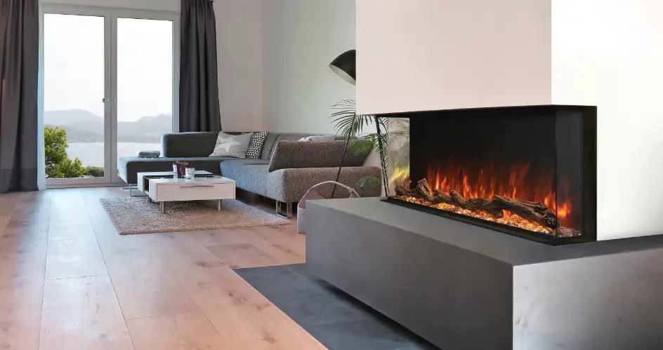 Dynasty Fireplace Bts35, Bts40, Bts60 3 Sided Smart Electric Fireplace Instruction Manual