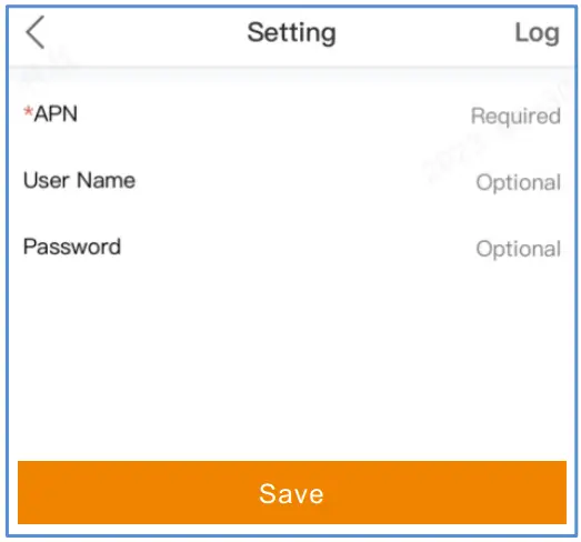 solis W4G Datalogger Stick Instruction - “APNSetting 1