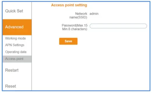solis W4G Datalogger Stick Instruction - Password 2