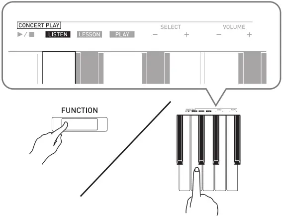 CASIO PX-765 Digital Piano - Concert Play song 2