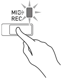 CASIO PX-765 Digital Piano - MIDI REC