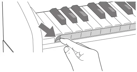 CASIO PX-765 Digital Piano - Protective Tape