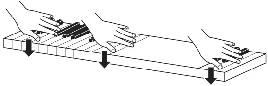 CASIO PX-765 Digital Piano - remove