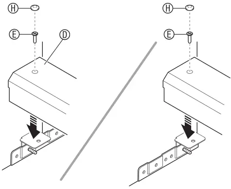 CASIO PX-765 Digital Piano - screw caps