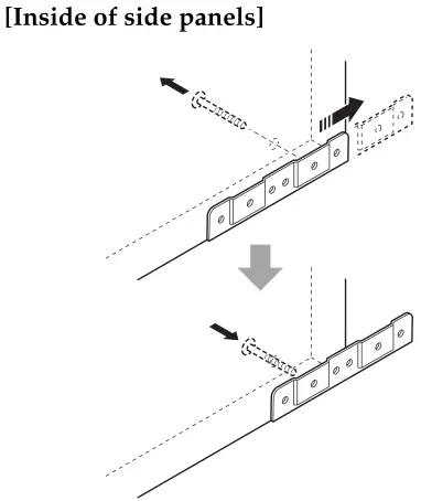 CASIO PX-765 Digital Piano - side panels